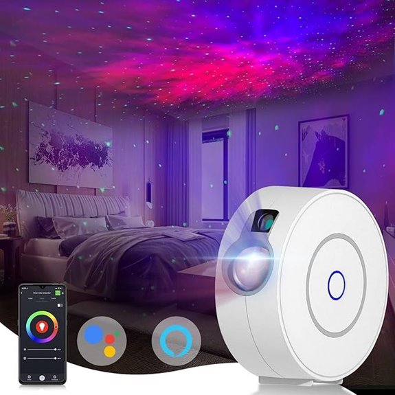 CHIGIH Smart Galaxy Projector with App & Voice Control
