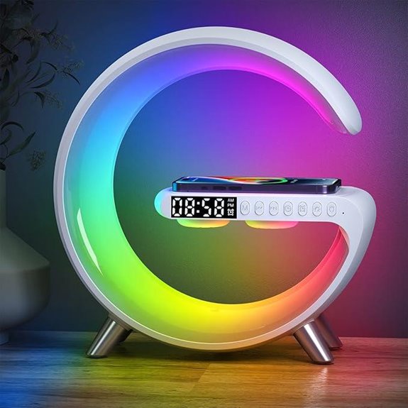 2026 Smart Table Lamp with Wireless Charger & Speaker