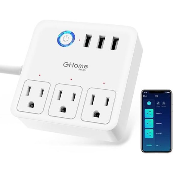 GHome Smart Power Strip with App & Voice Control