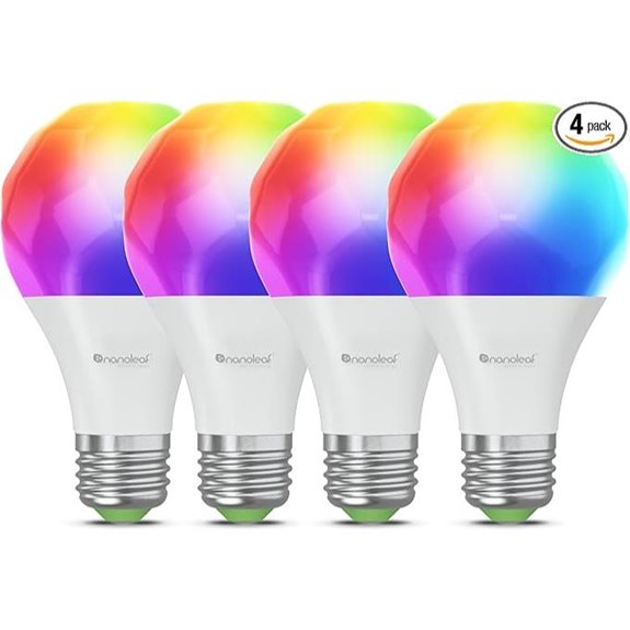 Nanoleaf Essentials Smart RGB Light Bulbs 4-Pack
