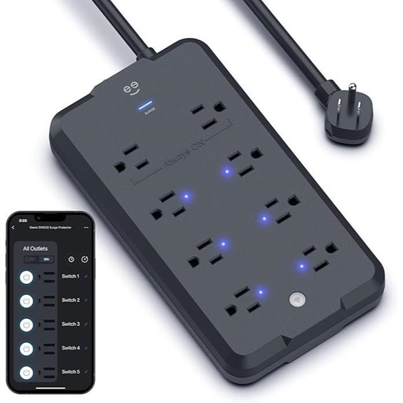 Geeni Surge Ultra Smart Surge Protector 8 Outlets