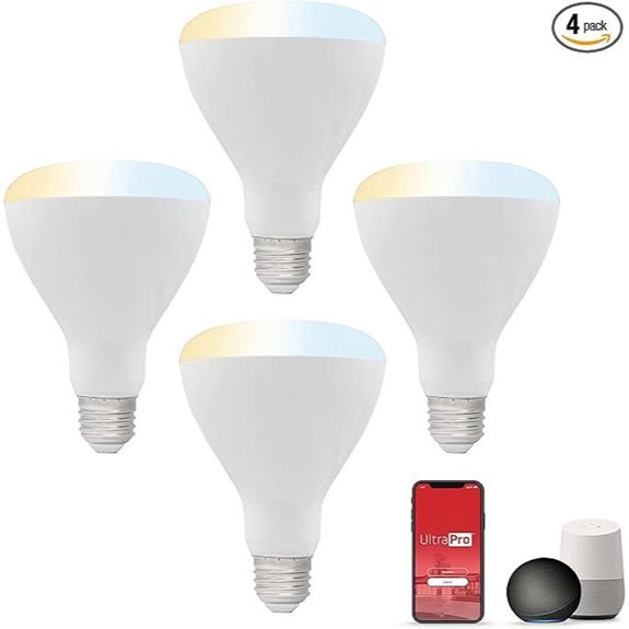UltraPro Wi-Fi LED Smart Bulb 4-Pack