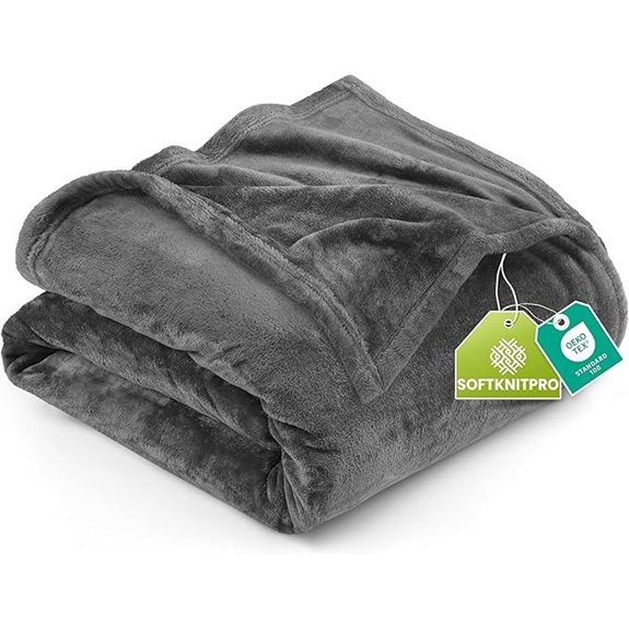 Utopia Queen Fleece Blanket 300GSM Soft Microfiber