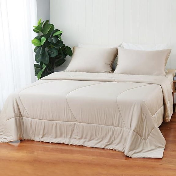 Bamboo Viscose Comforter - Soft Breathable Medium Weight