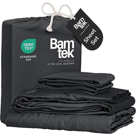 Bamboo Queen Sheets Set - Soft Cooling Moisture-Wicking