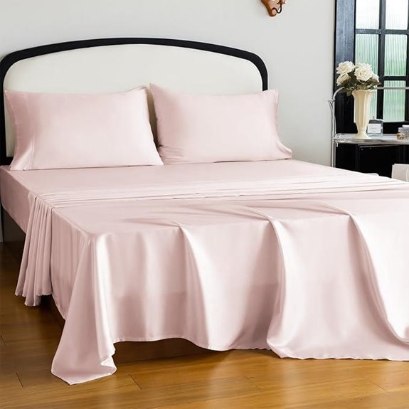 Tencel Lyocell Queen Sheet Set Soft & Wrinkle-Free