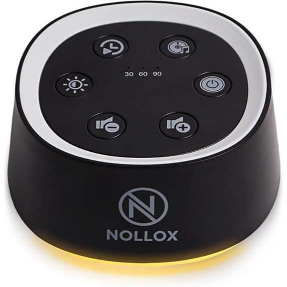 White Noise Machine with Sounds Night Light & Timer