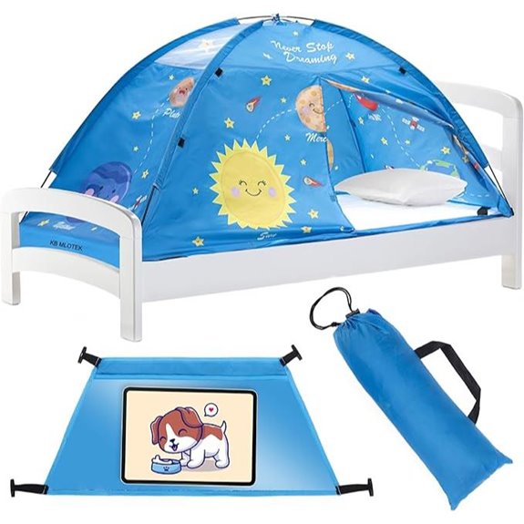 Outer Space Twin Bed Tent for Kids