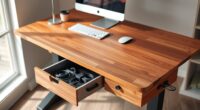 stand up desk with drawers