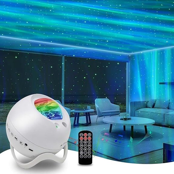 Star Projector with Bluetooth Speaker and Night Light