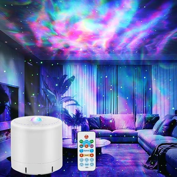 Galaxy Star Projector with Timer & Remote