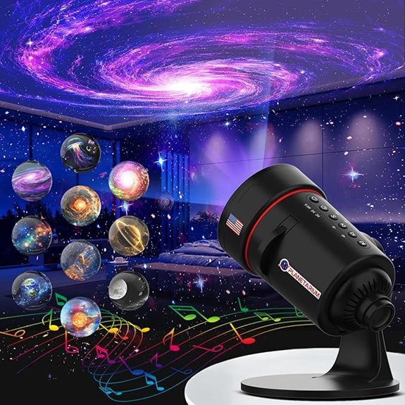 Galaxy Projector with Sound Machine and Starry Sky