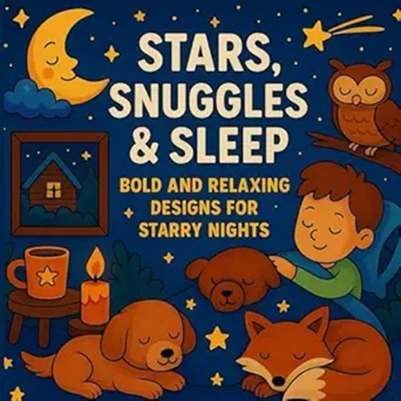 Stars Snuggles & Sleep Coloring Book
