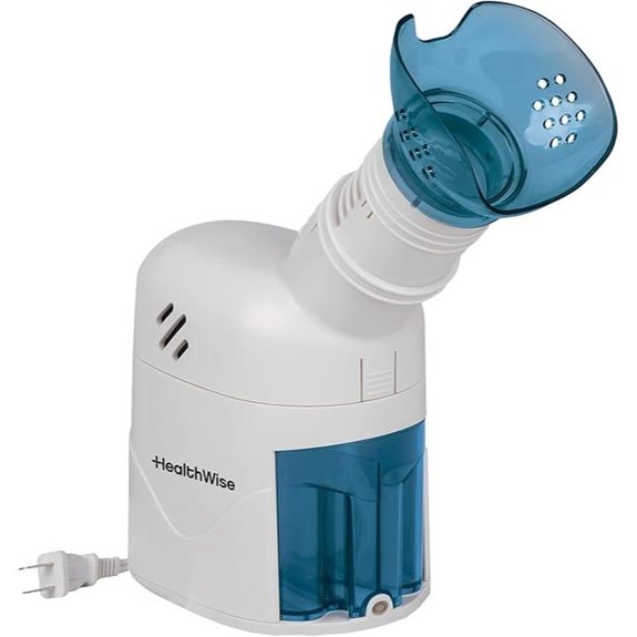 HealthWise Steam Inhaler for Sinus and Cold Relief