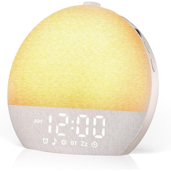 Sunrise Alarm Clock with Sleep Sounds and Bluetooth