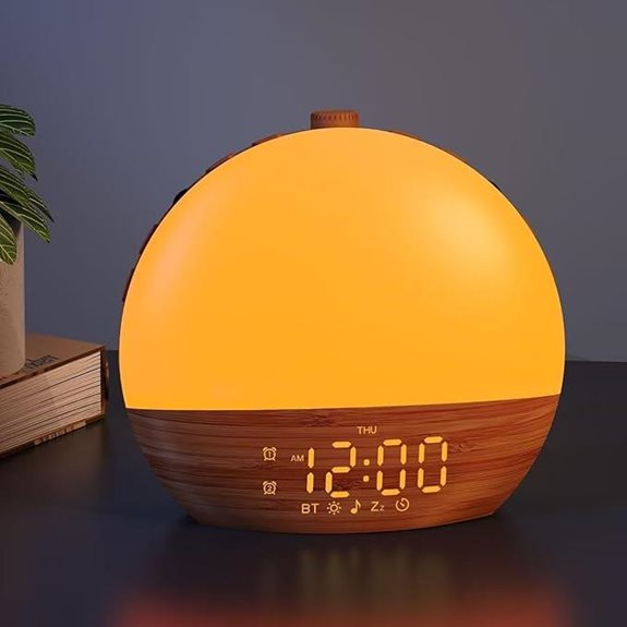 Sunrise Alarm Clock with Sound Machine and Bluetooth