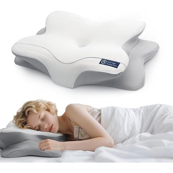 Ergonomic Cervical Memory Foam Pillow for Sleep