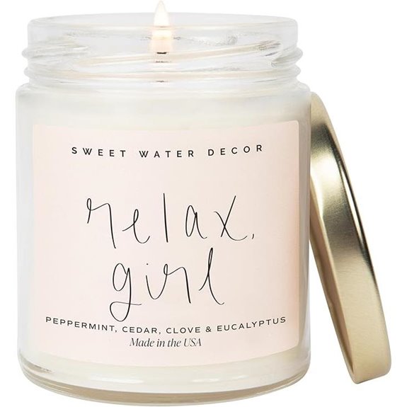 Sweet Water Decor Relax Candle (9oz 40hr Burn)