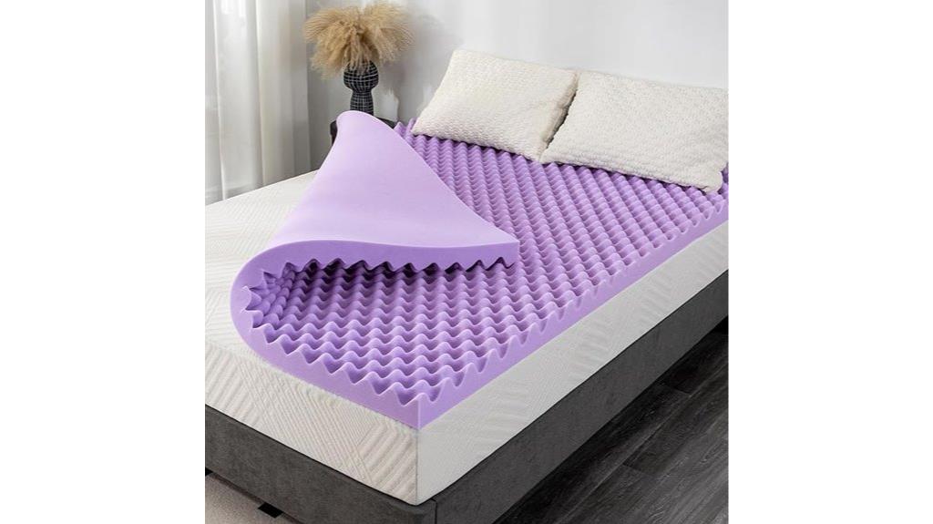 three inch egg crate foam