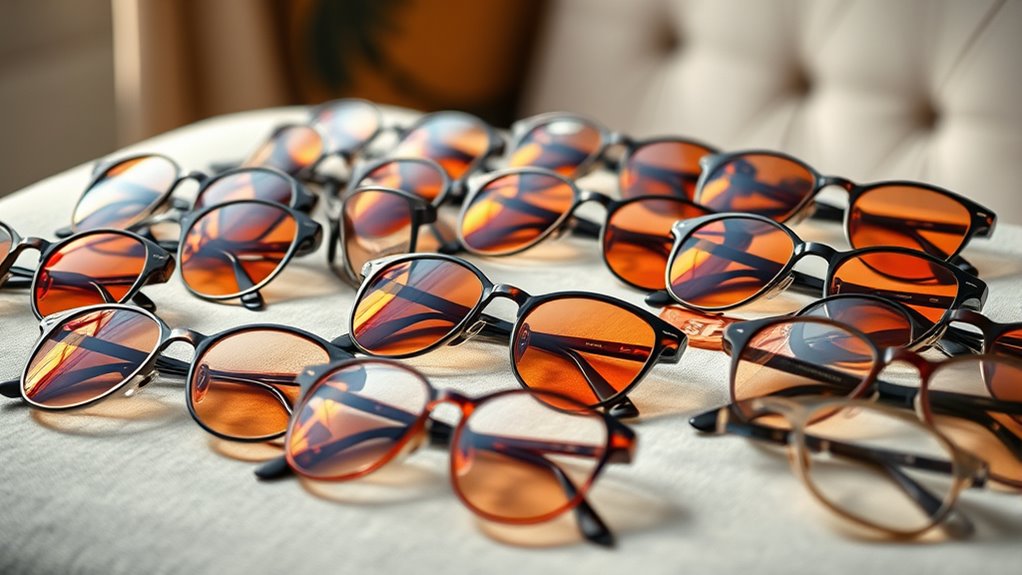 top amber blue light glasses