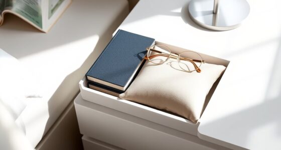 top bedside book glasses organizers