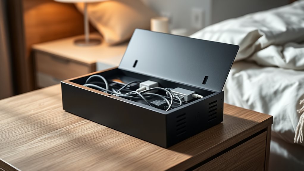 top bedside cable organizers