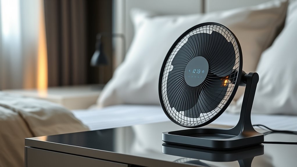 top bedside variable speed fans