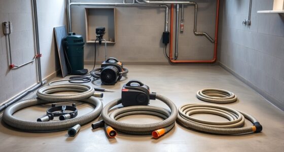 top central vacuum kits