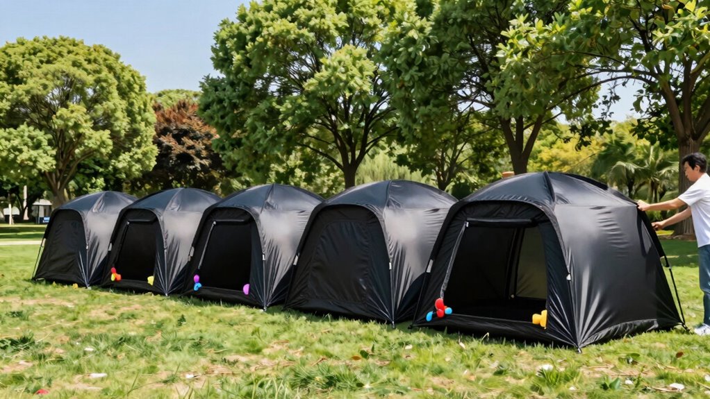 top collapsible blackout tents