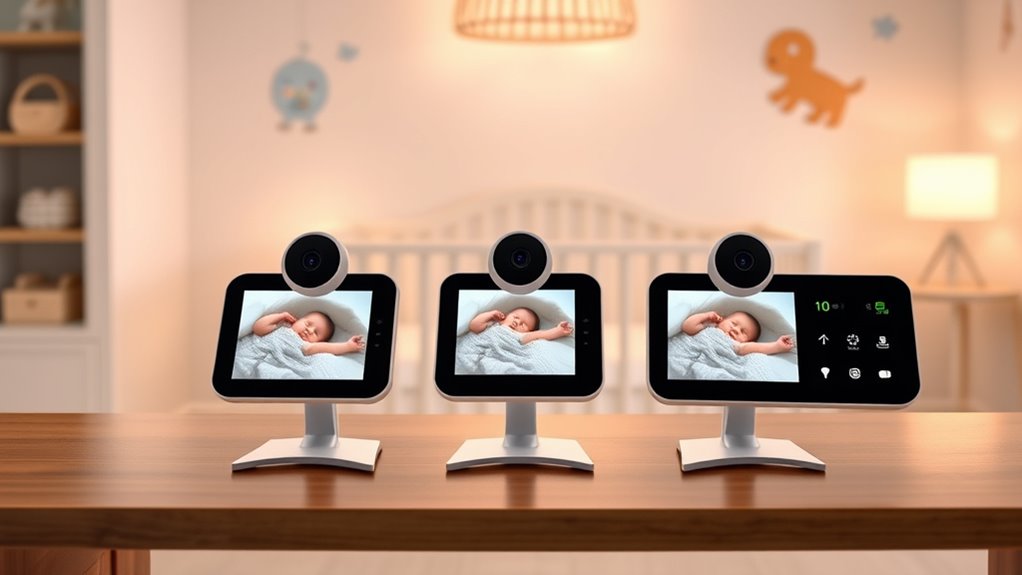 top dual camera baby monitors