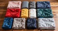 top folding travel blankets