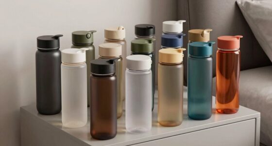 top lidded water bottles