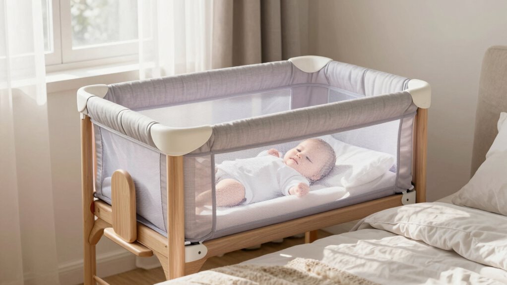 top mesh side co sleepers