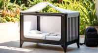 top portable travel cribs