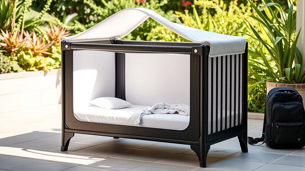top portable travel cribs
