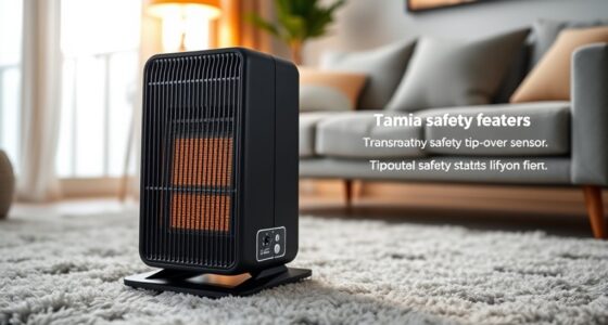 top tip over safe heaters
