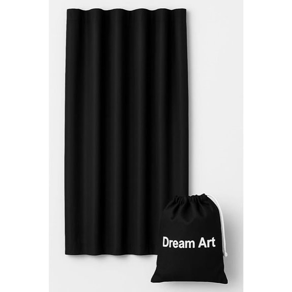 Portable Blackout Curtain with Suction Cups for Travel