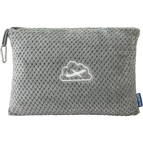 BEDELITE Travel Blanket with Luggage Sleeve & Clip