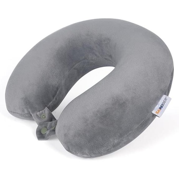 SAIREIDER Memory Foam Travel Neck Pillow for Airplanes