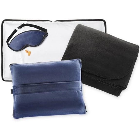 Lewis N. Clark Travel Comfort Set with Pillow & Blanket