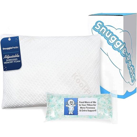 Snuggle-Pedic Travel Support Pillow for Sleep & Comfort