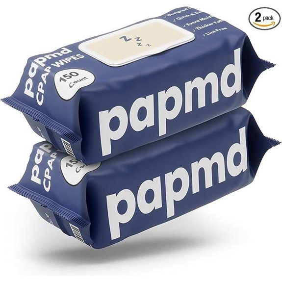 Unscented CPAP Wipes 2x150 Pack Travel-Size