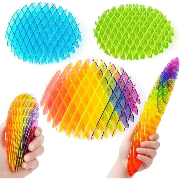 Fidget Worm 3-Pack Sensory Toys for Stress Relief