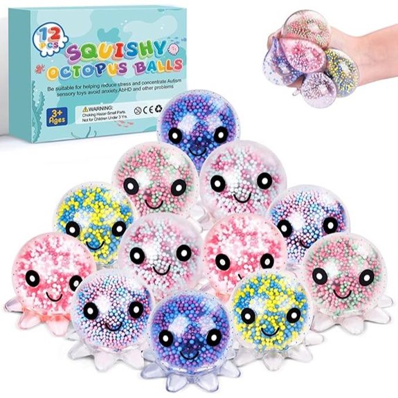 12 Pack Fidget Stress Balls for Adults