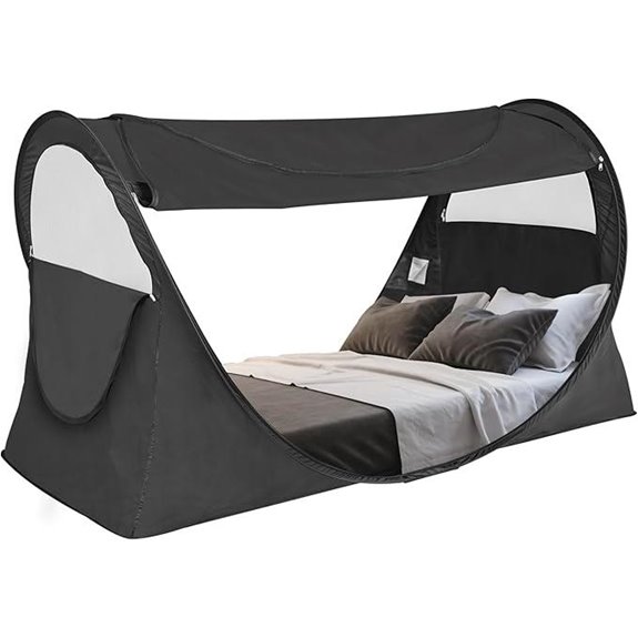 Alvantor Twin Bed Privacy Tent with Mesh and Carry Bag