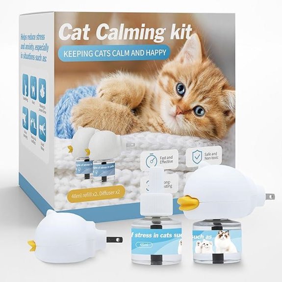 Cat Calming Diffuser 2 Pack for Stress Relief