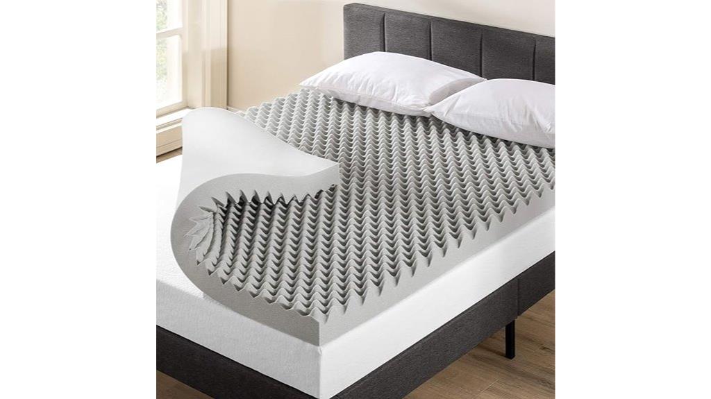 twin egg crate topper