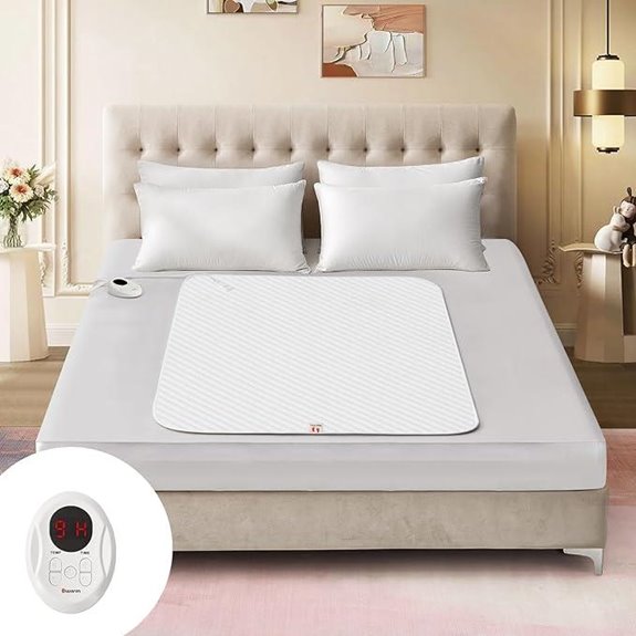 Bwarm Heated Mattress Pad Twin ETL 9 Settings