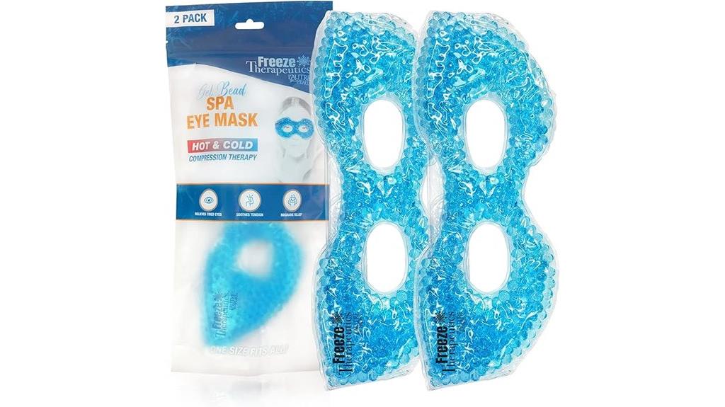 two pack gel eye masks