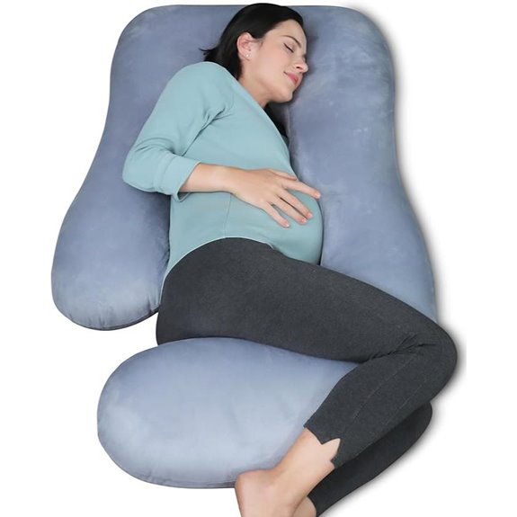 Moon Park U-Shaped Pregnancy Pillow with Cover